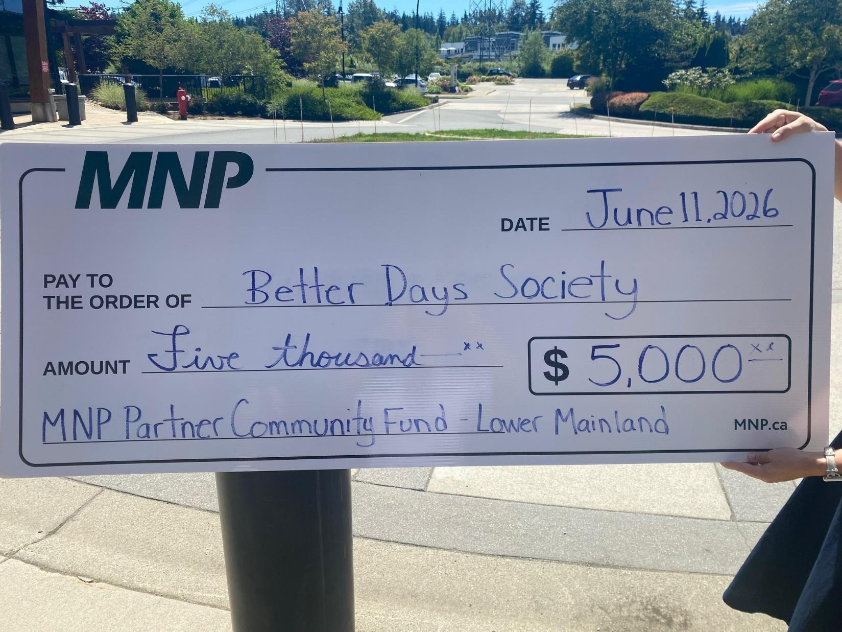 MNP makes donation